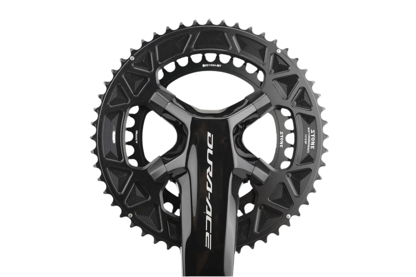Stone 110BCD Double Chainring – Shimano Road 2X Compatible