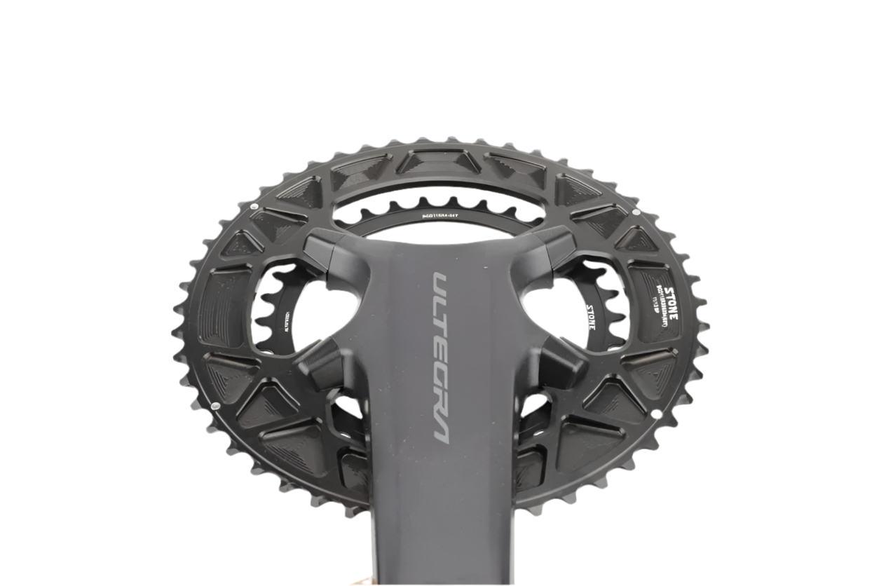 Stone 110BCD Double Chainring – Shimano Road 2X Compatible