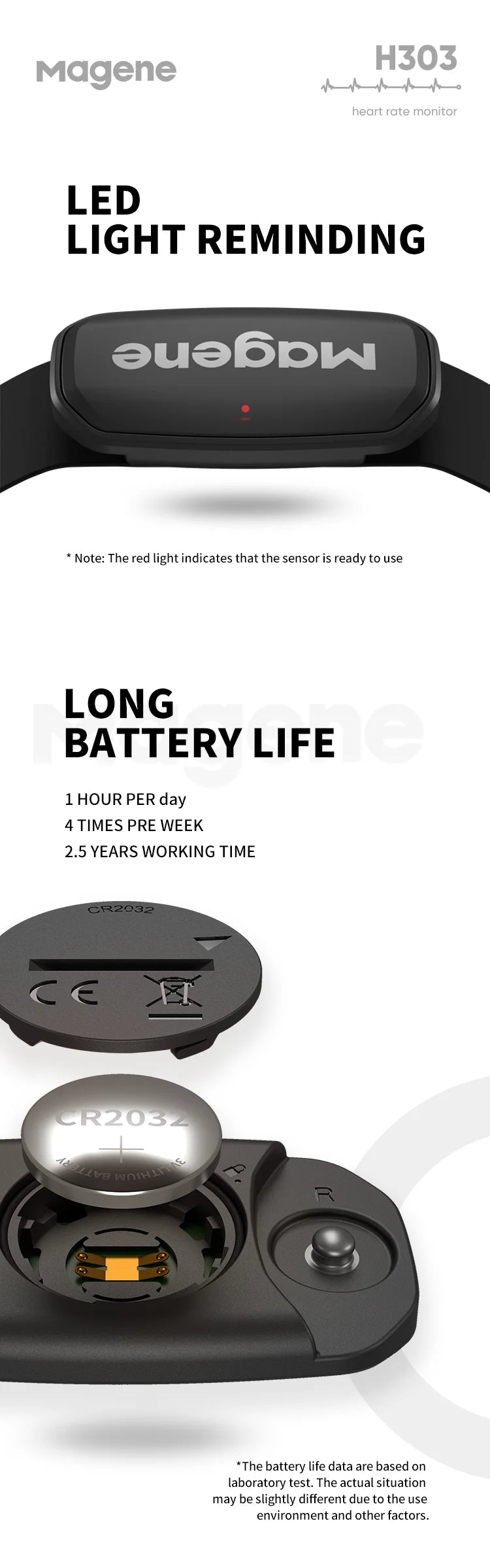 Magene H303 Heart Rate Monitor